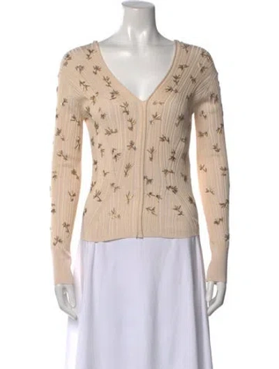 Pre-owned Chloé 2020 Silk Sweater In Neutral