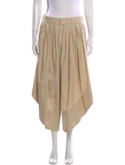 Pre-owned Chloé 2020 Wide Leg Pants In Neutral