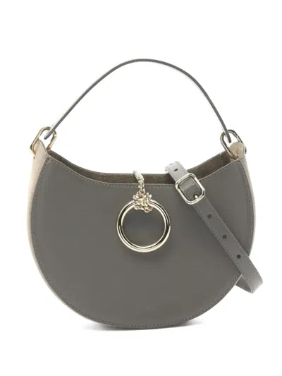 Pre-owned Chloé 2020s Small Arlene Shoulder Bag In Grey
