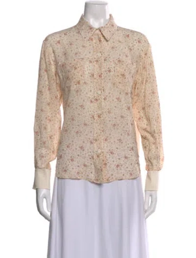 Pre-owned Chloé 2021 Silk Blouse In Neutral