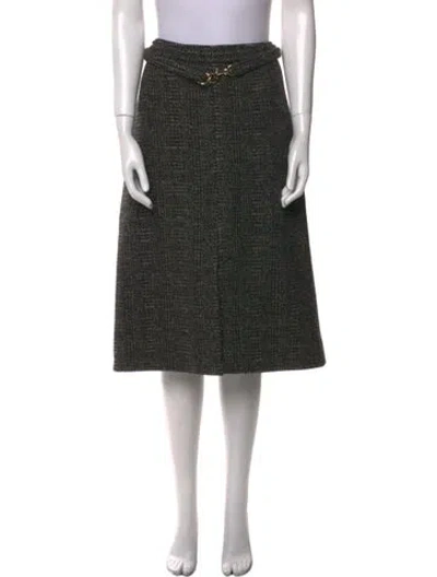 Pre-owned Chloé 2022 Knee-length Skirt In Gray