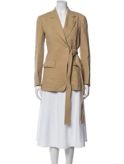 Pre-owned Chloé 2022 Linen Blazer In Neutral