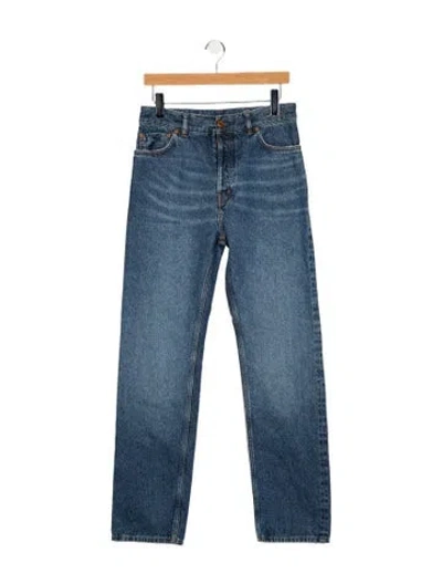 Pre-owned Chloé 2022 Straight Leg Jeans In Blue