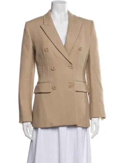 Pre-owned Chloé 2022 Virgin Wool Blazer In Neutral