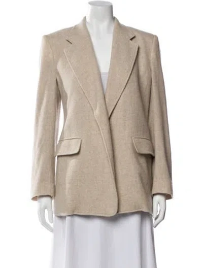 Pre-owned Chloé 2022-2023 Cashmere Blazer In Neutral