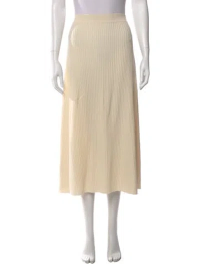 Pre-owned Chloé 2023 Midi Length Skirt In Neutral