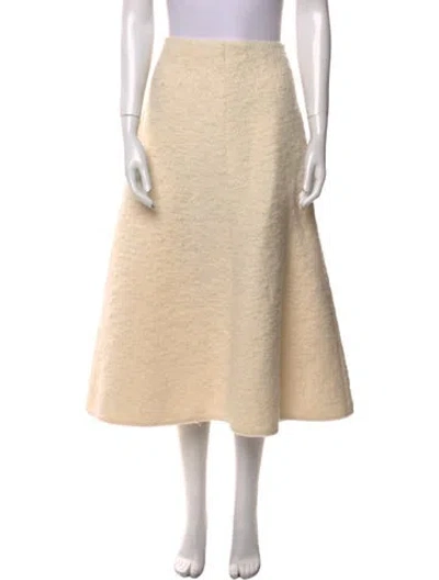 Pre-owned Chloé 2023 Midi Length Skirt In Neutral