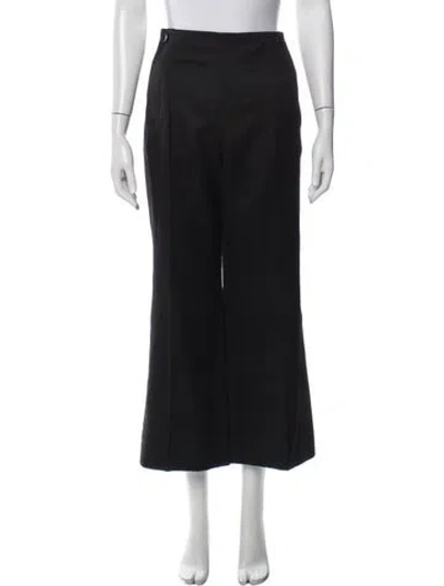 Pre-owned Chloé 2023 Wide Leg Pants In Black