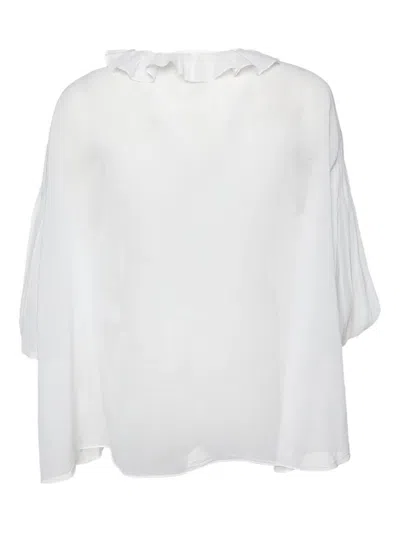 Pre-owned Chloé 2024 Ruffled Cotton Top