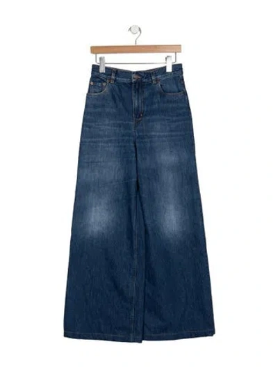Pre-owned Chloé 2024 Wide Leg Jeans In Blue