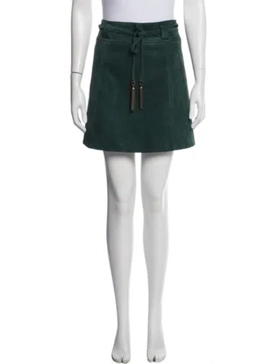 Pre-owned Chloé 2025 Mini Skirt In Blue