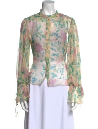 Pre-owned Chloé 2025 Silk Blouse In Neutral