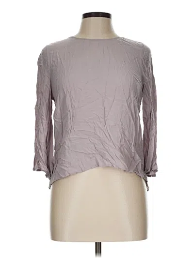Pre-owned Chloé 3/4 Sleeve Blouse In Gray