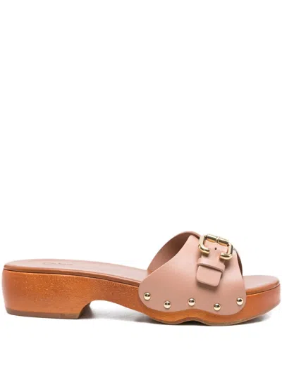 Chloé 40mm Jeanette Sandals In Pink