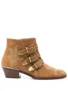 Chloé 40mm Susanna Boots In Brown