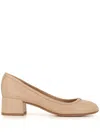 Chloé Woman Pumps Blush Size 7 Leather In Neutrals