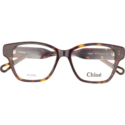 Chloé 51mm Cat Eye Optical Frames In Brown