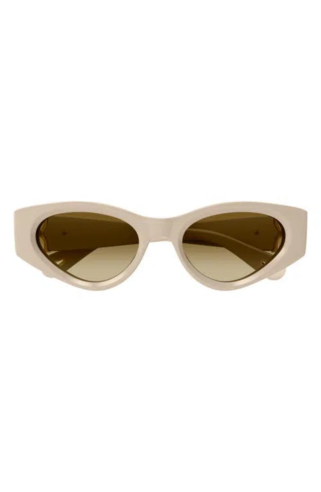 Chloé Ivory Cat-Eye Sunglasses with Case Chloe CH0260S Sunglasses main image 2