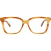 Chloé 52mm Rectangular Optical Glasses In Brown