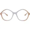 Chloé 52mm Round Optical Glasses