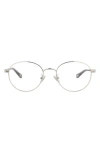 Chloé Round-frame Metal Optical Frames In Metallic