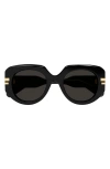Chloé Full Frame Sunglasses In Black