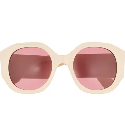 Chloé 53mm Round Sunglasses In Multi