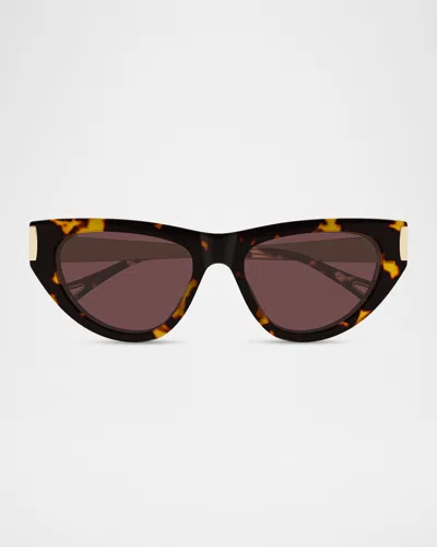 CHLOÉ 54MM ACETATE & METAL CAT-EYE SUNGLASSES