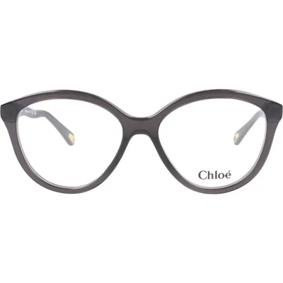 Chloé Cat Eye-frame Bio Acetate Optical Frames In Grey Grey Transparent