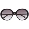 Chloé 54mm Core Oversize Sunglasses In Black Black Grey