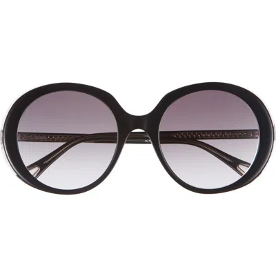 Chloé 54mm Core Oversize Sunglasses In Black