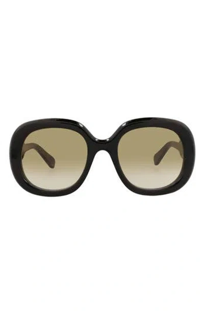 Chloé 54mm Square Sunglasses In Black
