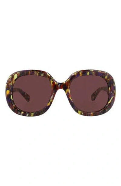 Chloé 54mm Square Sunglasses In Purple
