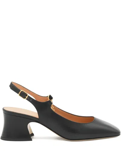 Chloé 55mm Chain-embellished Pumps In Black