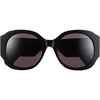 Chloé 55mm Round Sunglasses In Black