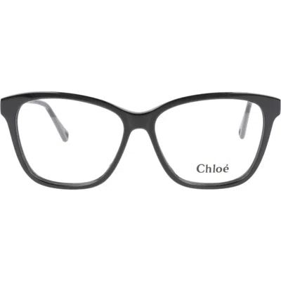 Chloé 55mm Square Optical Frames In Black