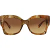 Chloé 55mm Square Sunglasses In Brown