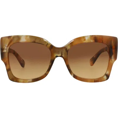 Chloé 55mm Square Sunglasses In Brown