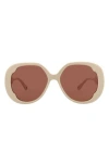 Chloé Round-frame Recycled Acetate Sunglasses In Metallic