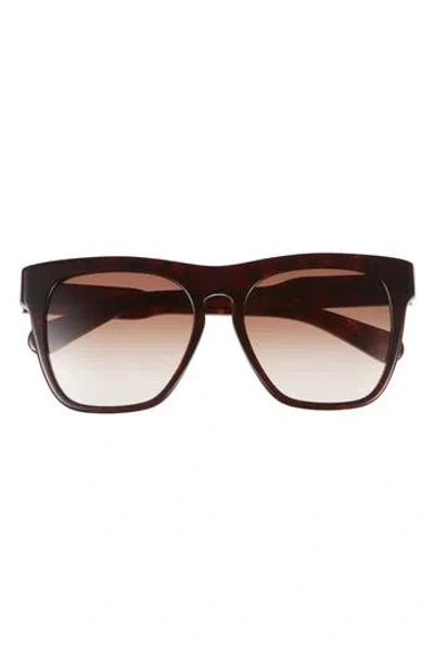 Chloé 56mm Square Sunglasses In Brown