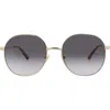 Chloé 57mm Round Metal Frame Sunglasses In Multi