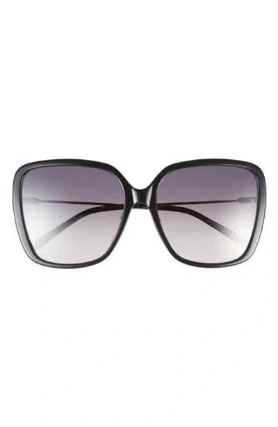 Chloé 57mm Square Sunglasses In Black