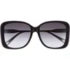 Chloé 57mm Square Sunglasses In Black
