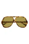 Chloé 58mm Navigator Sunglasses In Havana