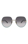 Chloé 58mm Round Sunglasses In Multi