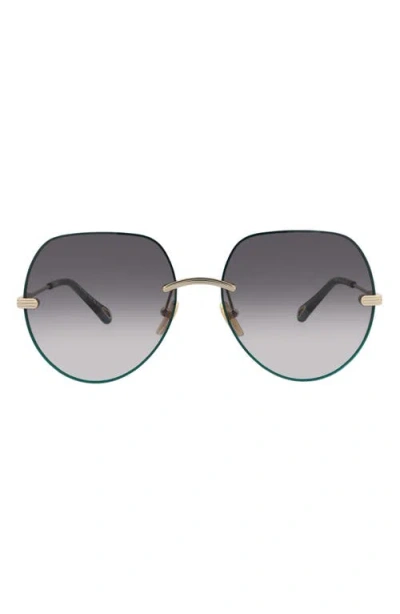 Chloé 58mm Round Sunglasses In Multi