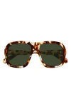 Chloé Geometric Ch0331s Sunglasses In Brown
