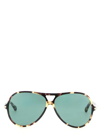 Chloé '59' Sunglasses In Blue