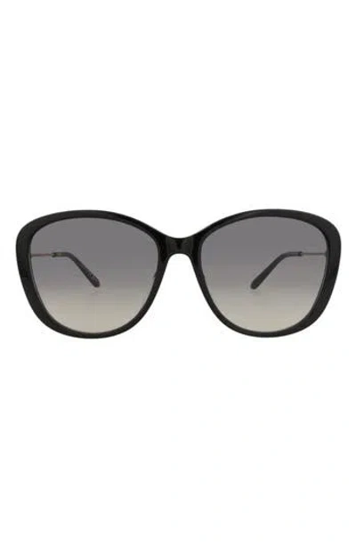 Chloé 59mm Square Gradient Sunglasses In Black