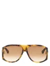 Chloé 60 Sunglasses Brown In Brown